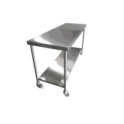 Mesa Lisa de Centro com Rodízios