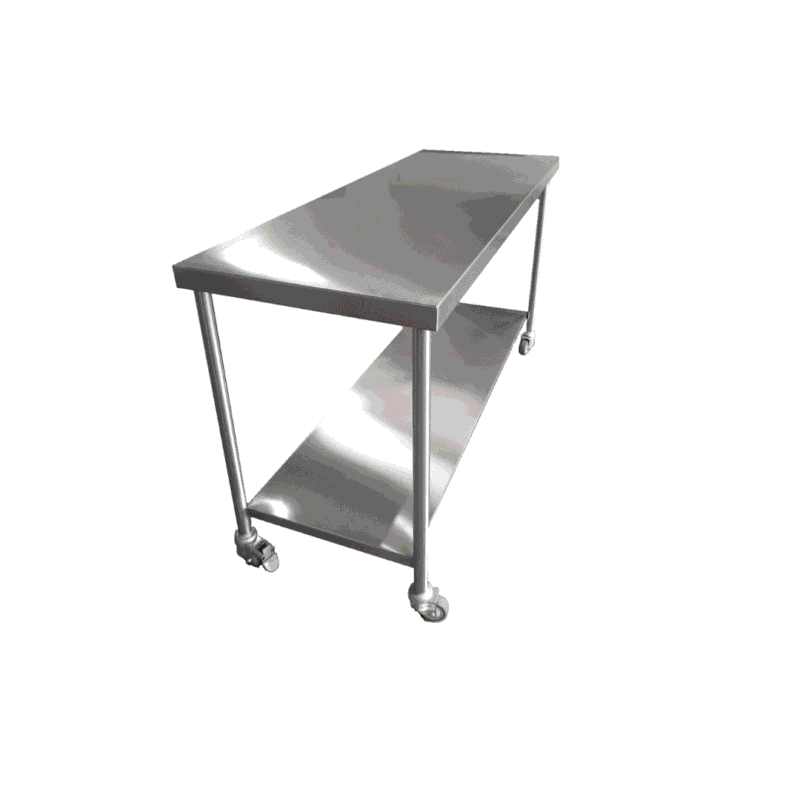 Mesa Lisa de Centro com Rodízios