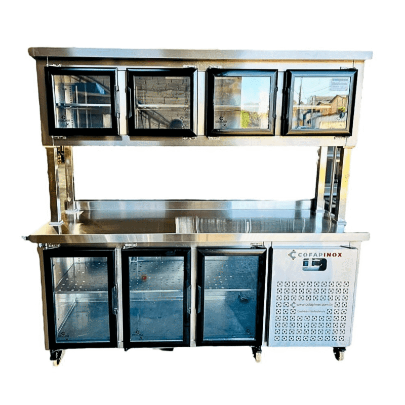 Balcão Expositor Refrigerado 2 Níveis