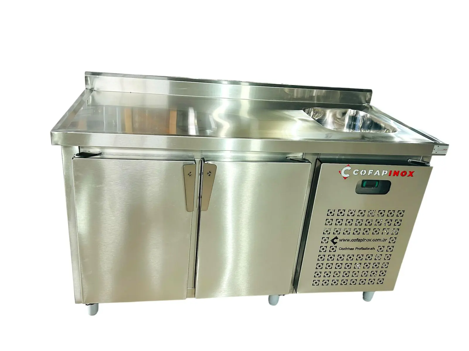 Balcão Refrigerado Horizontal Com Cuba (2 portas) - Imagem 3