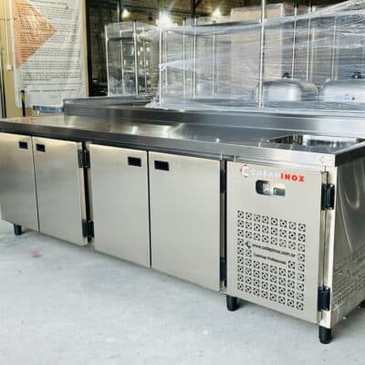 Balcão Refrigerado 4 Portas com Cuba