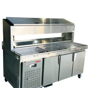 Balcão Condimentadora Refrigerado 3 Portas