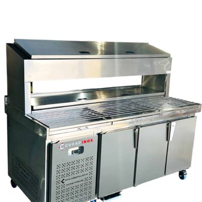 Balcão Condimentadora Refrigerado 3 Portas