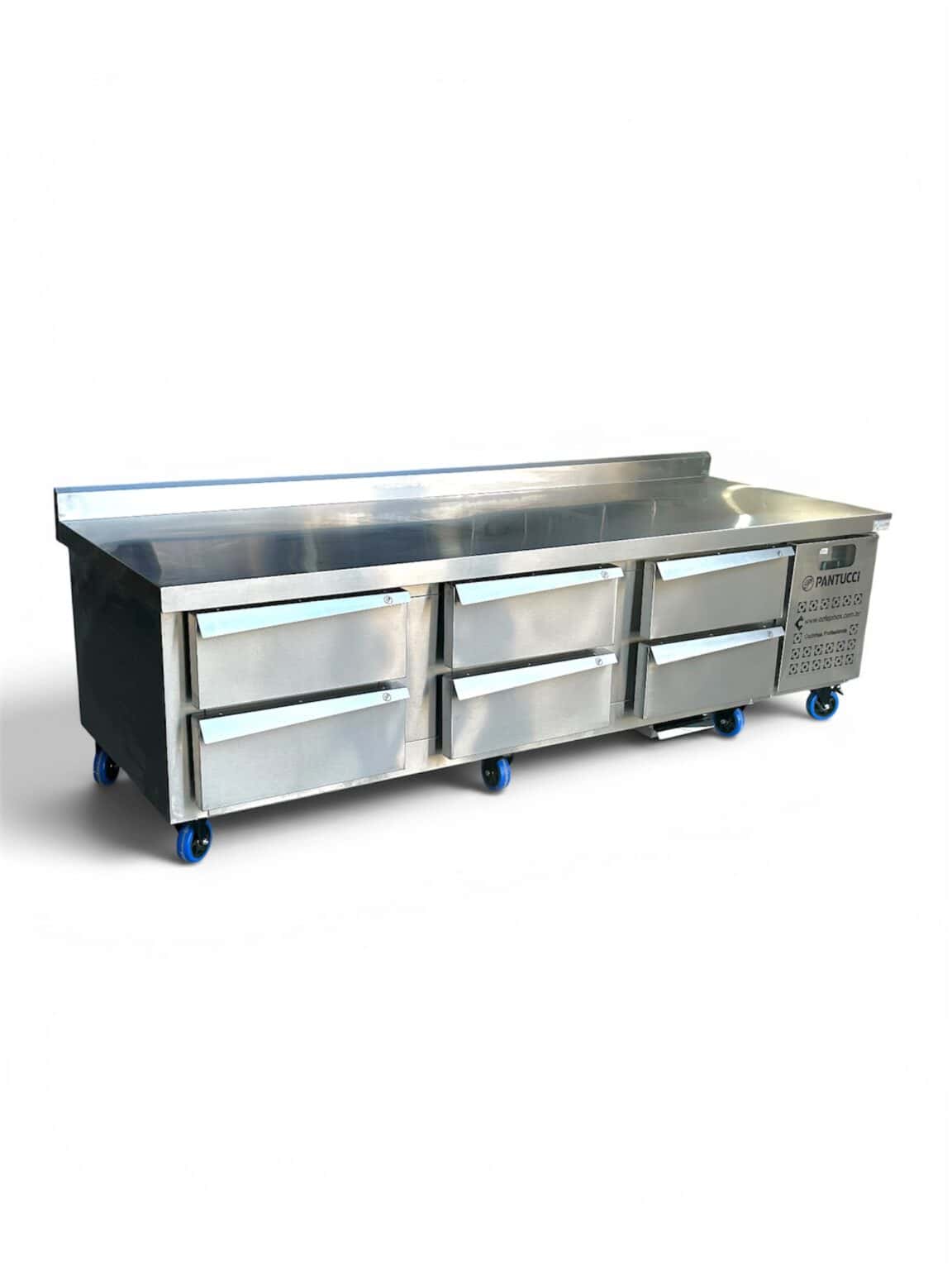 Balcão Gaveteiro Refrigerado 6 Gavetas