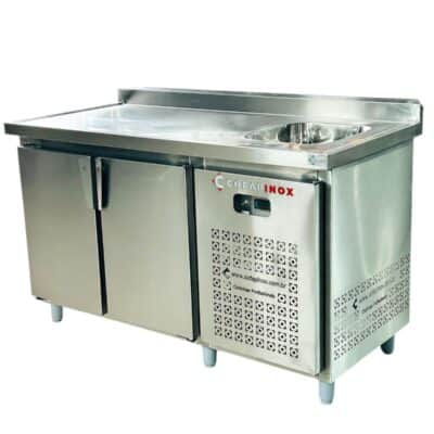 Balcão Refrigerado 2 Portas com Cuba